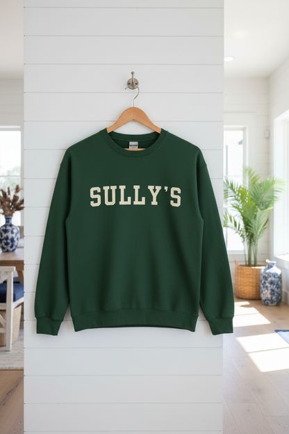 Coastal Collegiate Comfort: The Softstyle Sully's Crewneck
