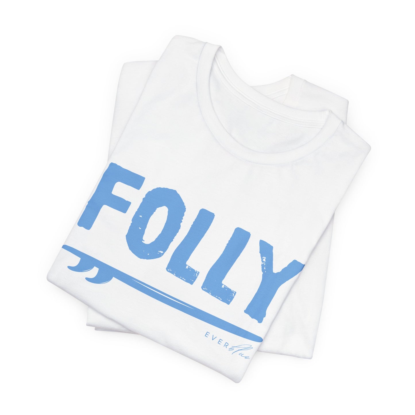 Folly Surf Graphic Tee — Coastal Blue Short Sleeve Shirt