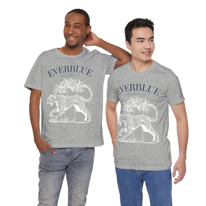 Vintage Cheetah & Palms Tee – Everblue Charleston Edition