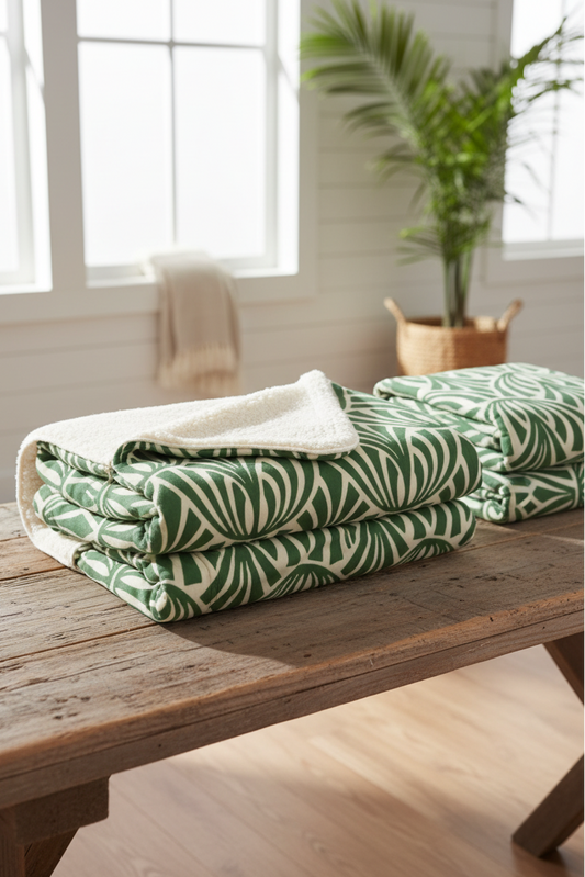 Vintage Seaside Blanket – Luxe Throw