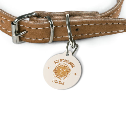 Sun Lover Pet Tag – Personalized Pet ID