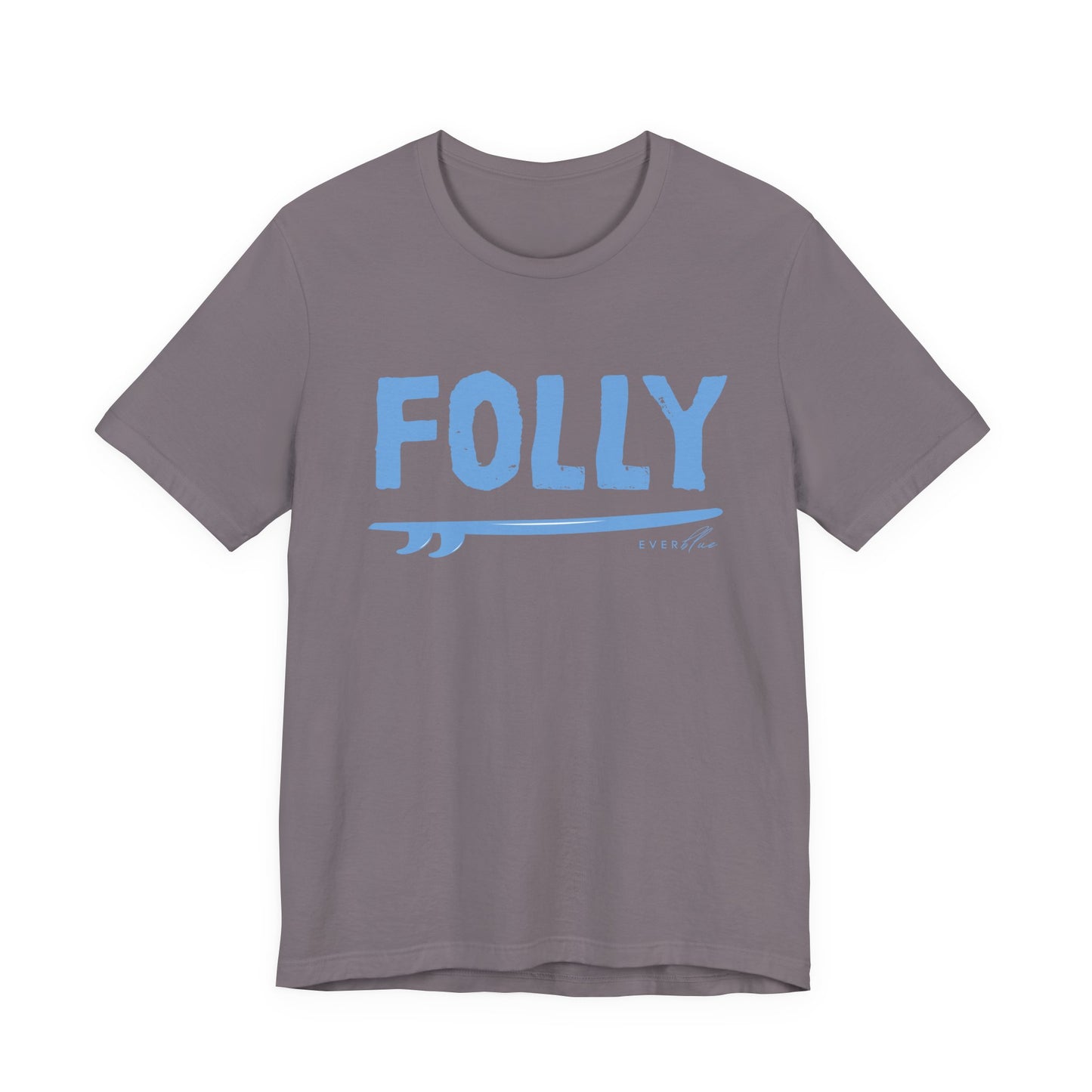 Folly Surf Graphic Tee — Coastal Blue Short Sleeve Shirt