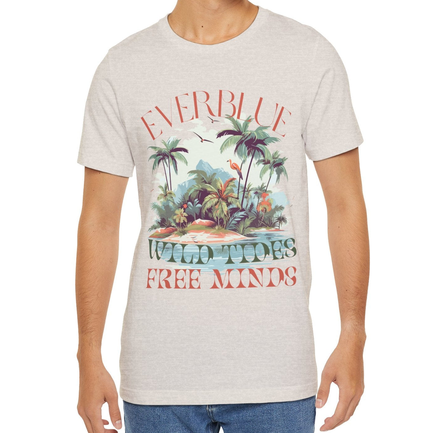 Wild Tides, Free Minds Coastal Tee