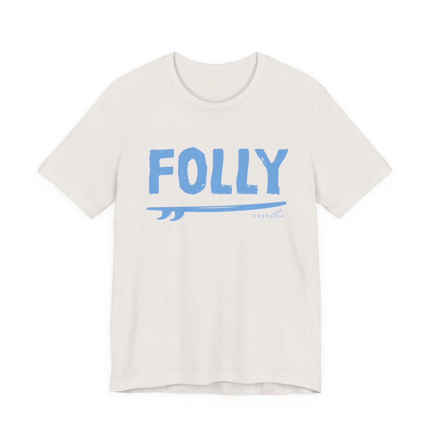 Folly Surf Graphic Tee — Coastal Blue Short Sleeve Shirt