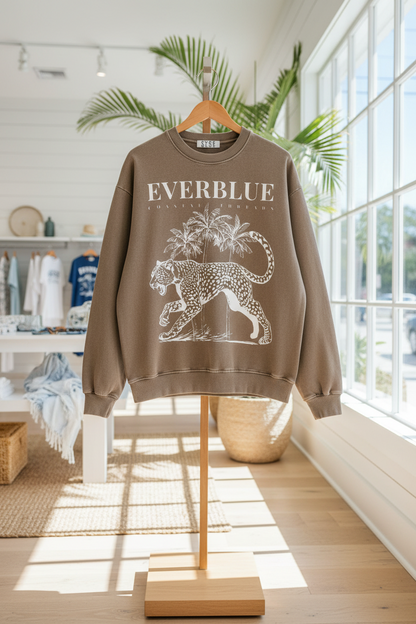 Vintage Leopard Graphic Crewneck