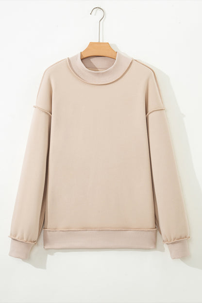 Reversible Mockneck Sweatshirt