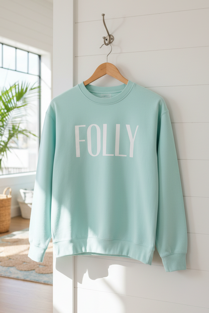 Preppy Folly Crewneck – Coastal Pullover