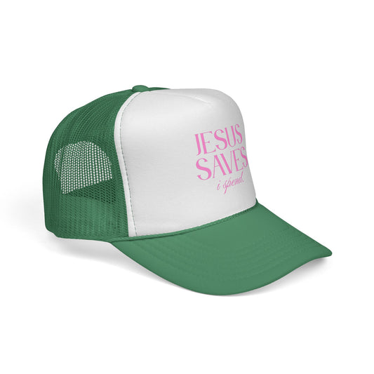 Jesus Saves. I Spend Hat – Coastal Faith Edition