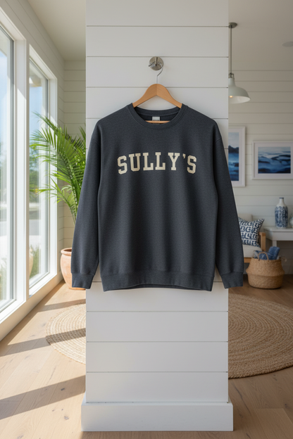 Coastal Collegiate Comfort: The Softstyle Sully's Crewneck