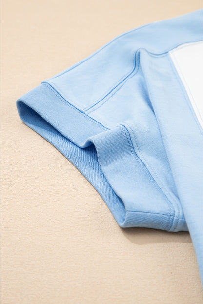 Two-Tone Colorblock Tee