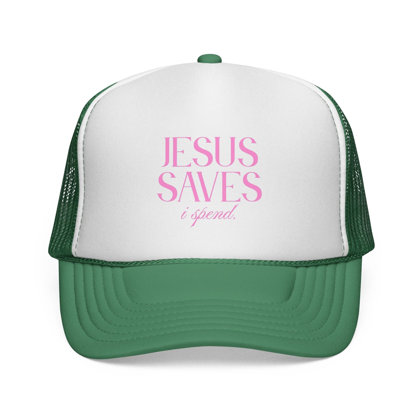 Jesus Saves. I Spend Hat – Coastal Faith Edition