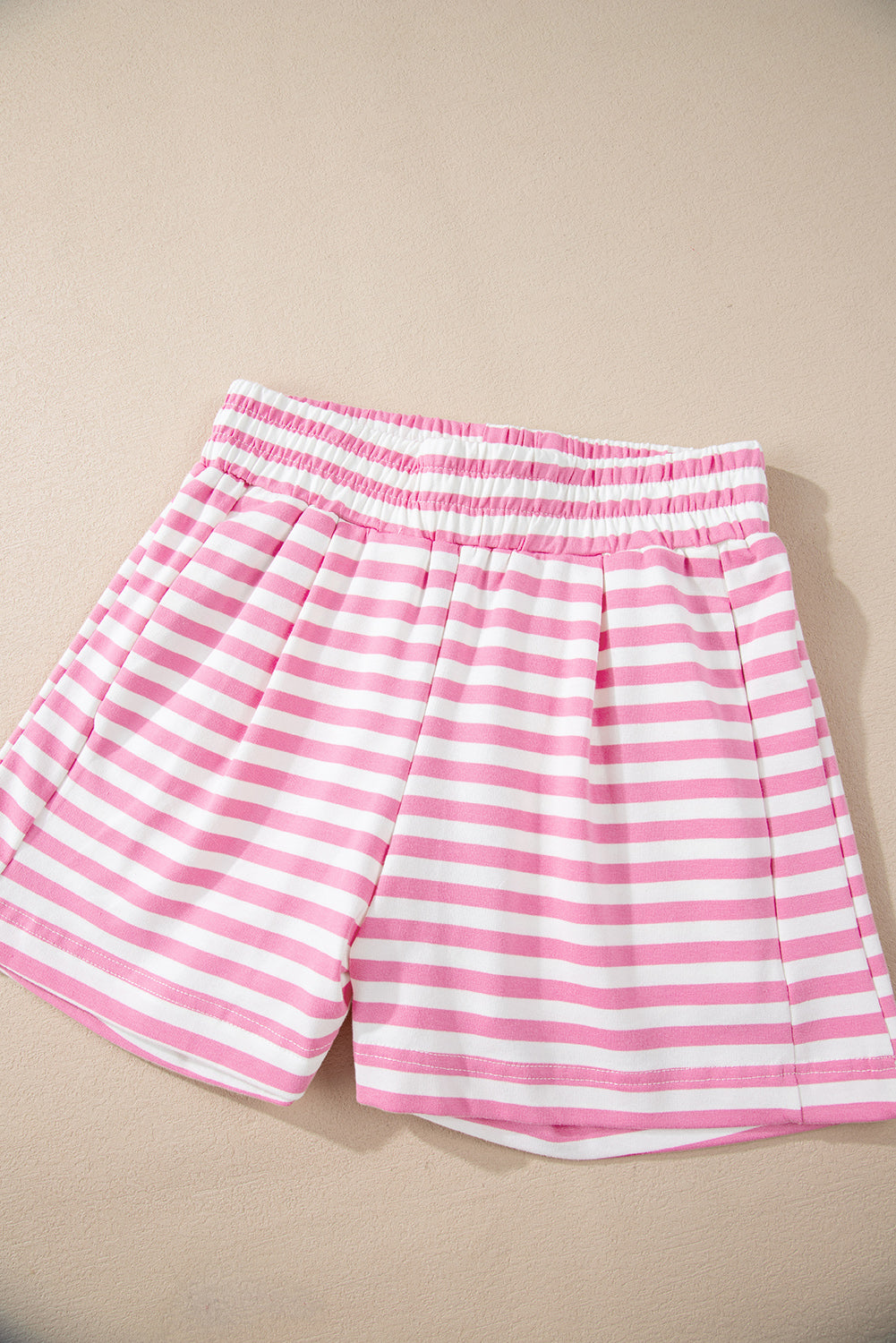 Pink Stripe Hoodie Short Set – Coastal Cool for Charleston Days