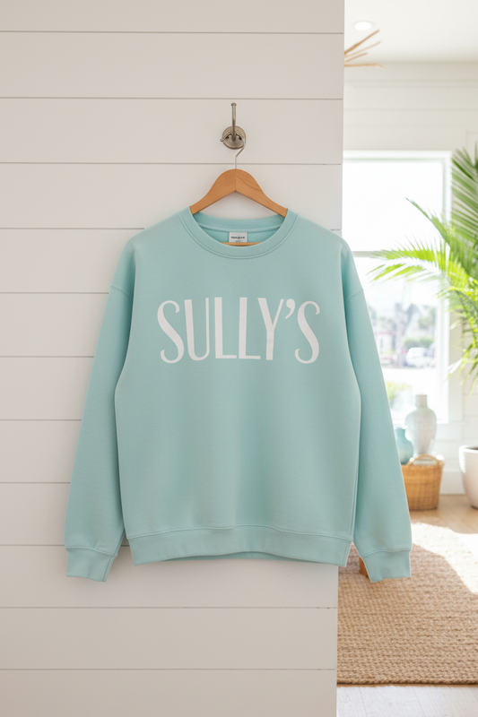 Preppy Sullivans Island Crewneck Sweatshirt - Coastal Pullover