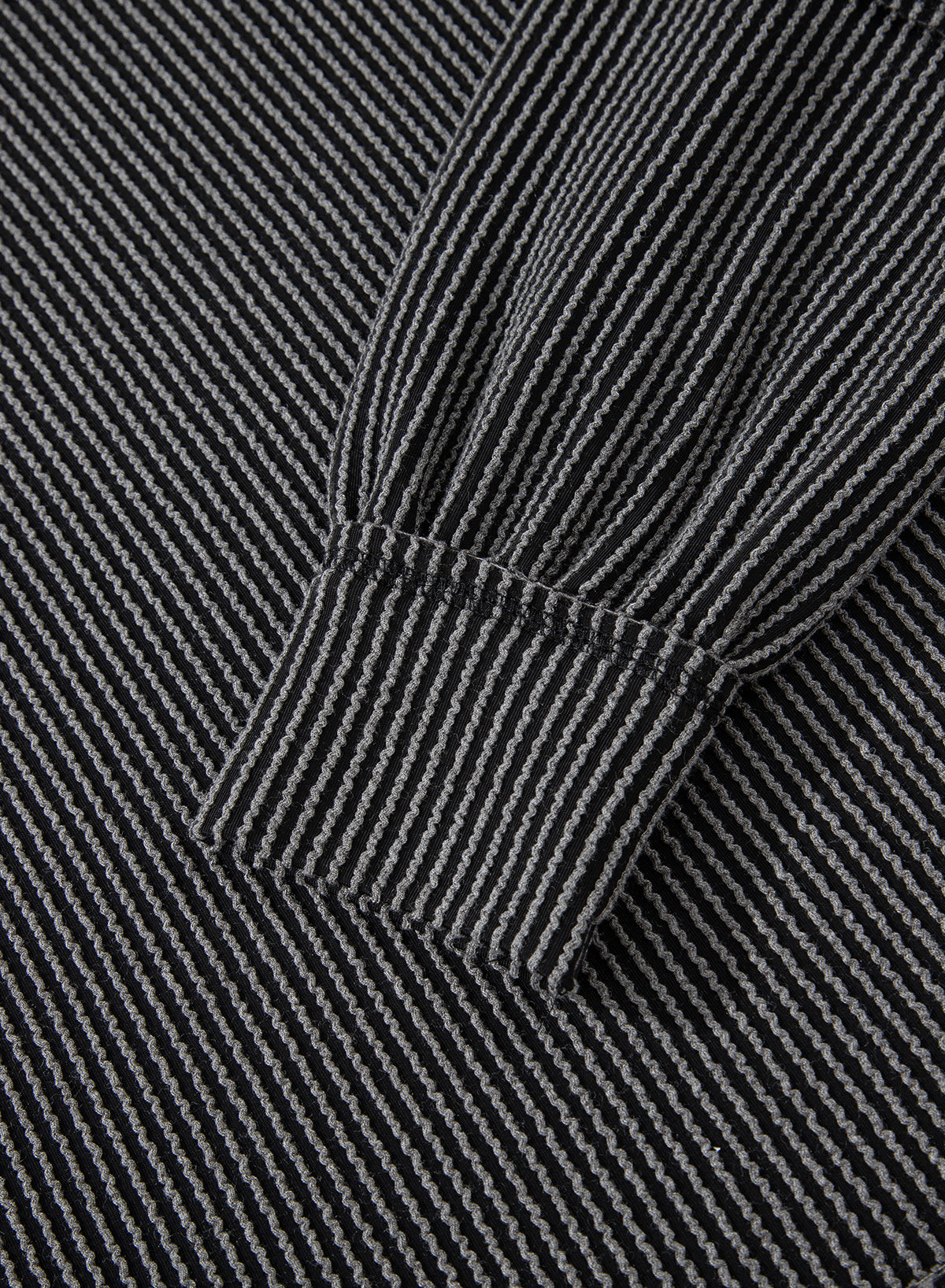 Sky Blue Corded Lantern Sleeve Top & Ruffled Mini Skirt Set