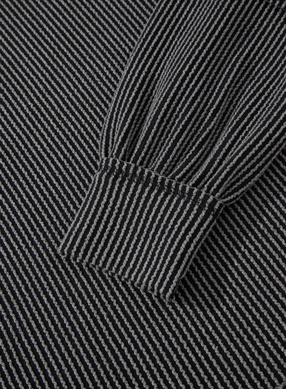 Sky Blue Corded Lantern Sleeve Top & Ruffled Mini Skirt Set