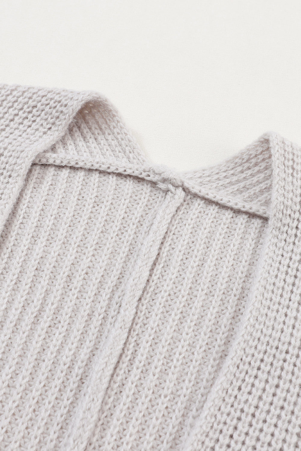 Oversized Batwing Cardigan – Open Front Pocket Knit Sweater