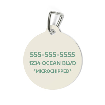 "Favorite Daughter" Sardine Pet Tag – Personalized Pet ID