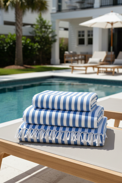 Boho Beach Boulder Cloth - Classic Cabana Design