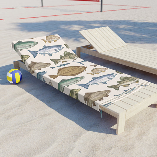 Boho Beach Boulder Cloth -  Fish Design