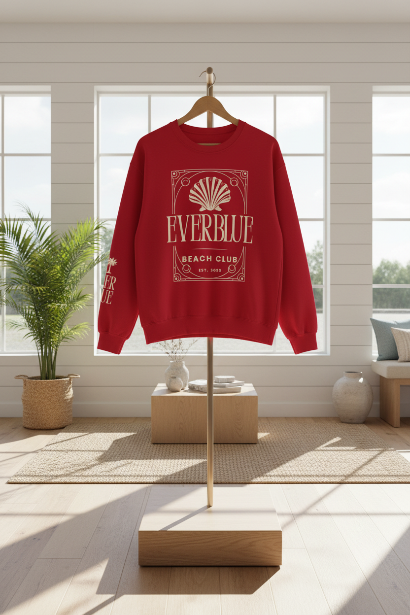EverBlue Beach Club Crewneck
