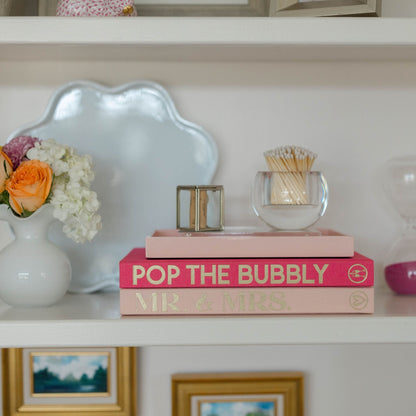 Blush Lacquered Classic Tray