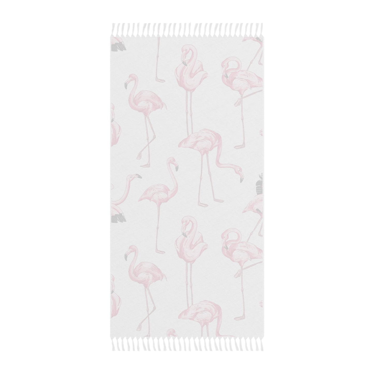 Boho Beach Boulder Cloth - Fab Flamingos Design