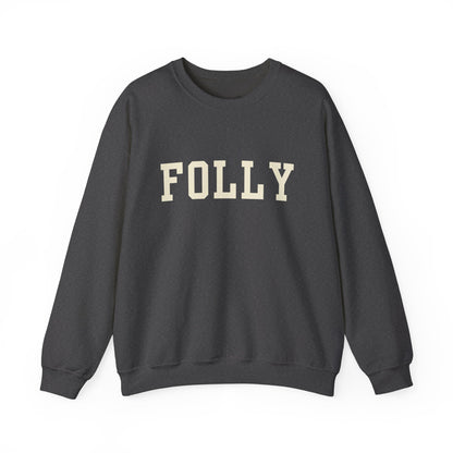 Coastal Collegiate Comfort: The Softstyle Folly Crewneck