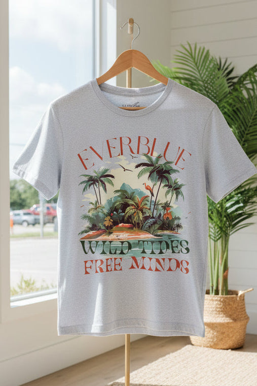 Wild Tides, Free Minds Coastal Tee