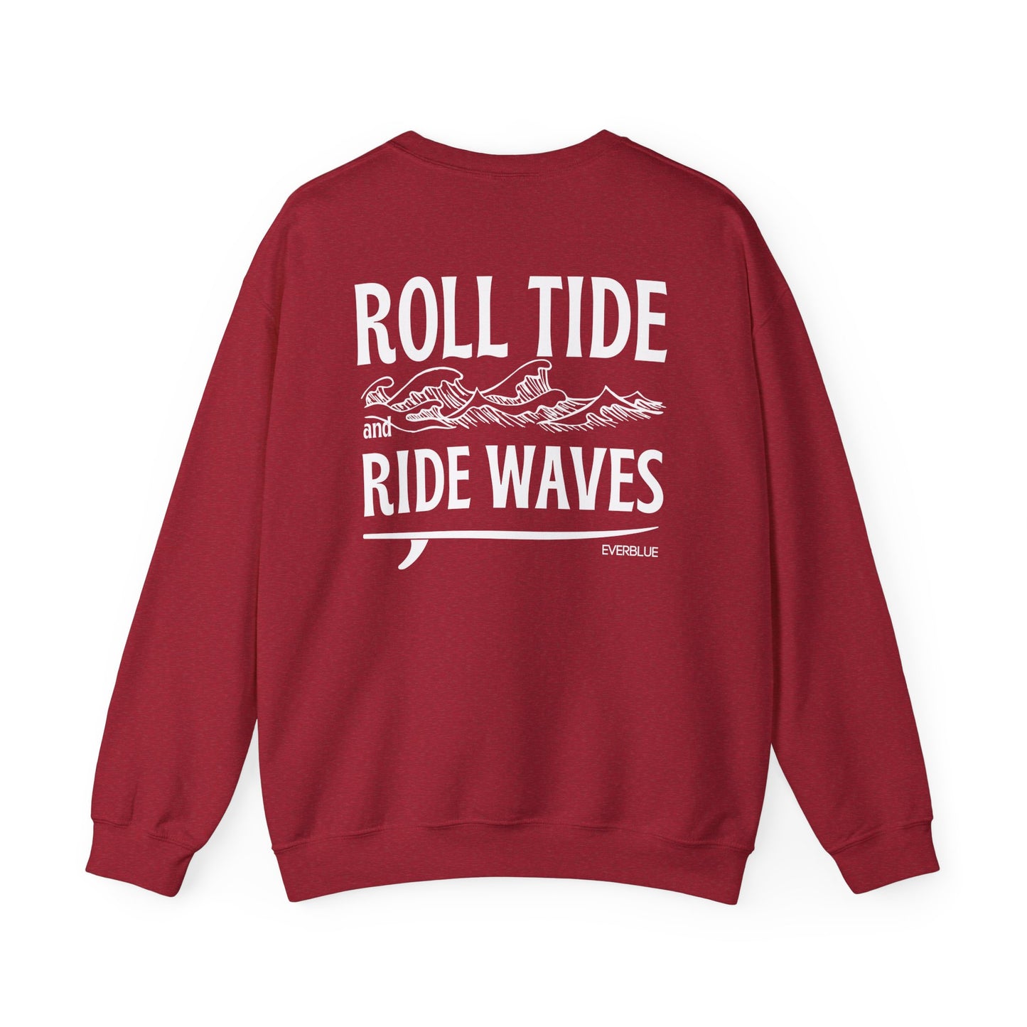 Roll Tide, Ride Waves Crewneck – University of Alabama Gameday Edition