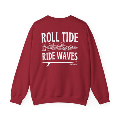 Roll Tide, Ride Waves Crewneck – University of Alabama Gameday Edition