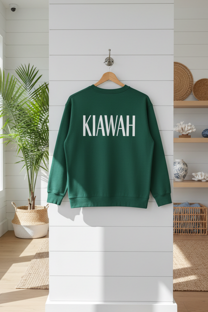 Preppy Kiawah Crewneck - Coastal Pullover
