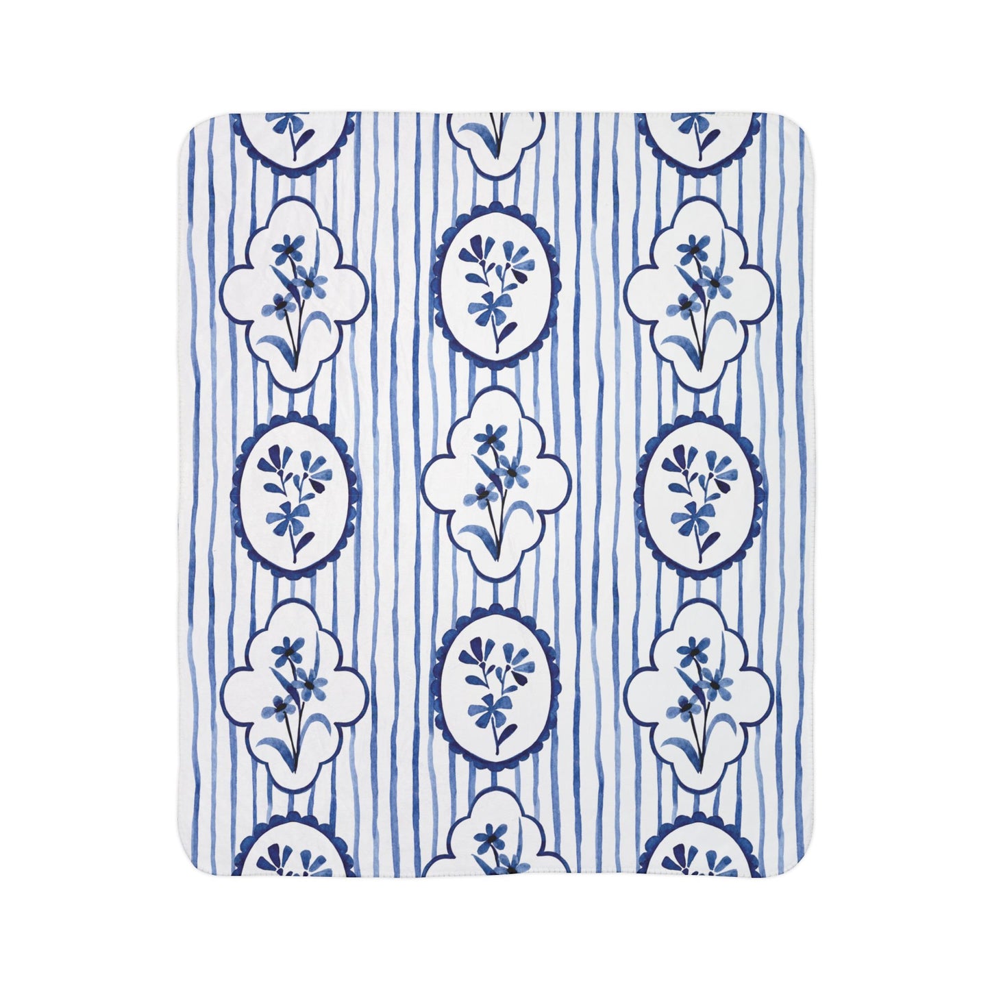 Watercolor Bloom Blanket – Luxe Throw