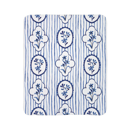 Watercolor Bloom Blanket – Luxe Throw