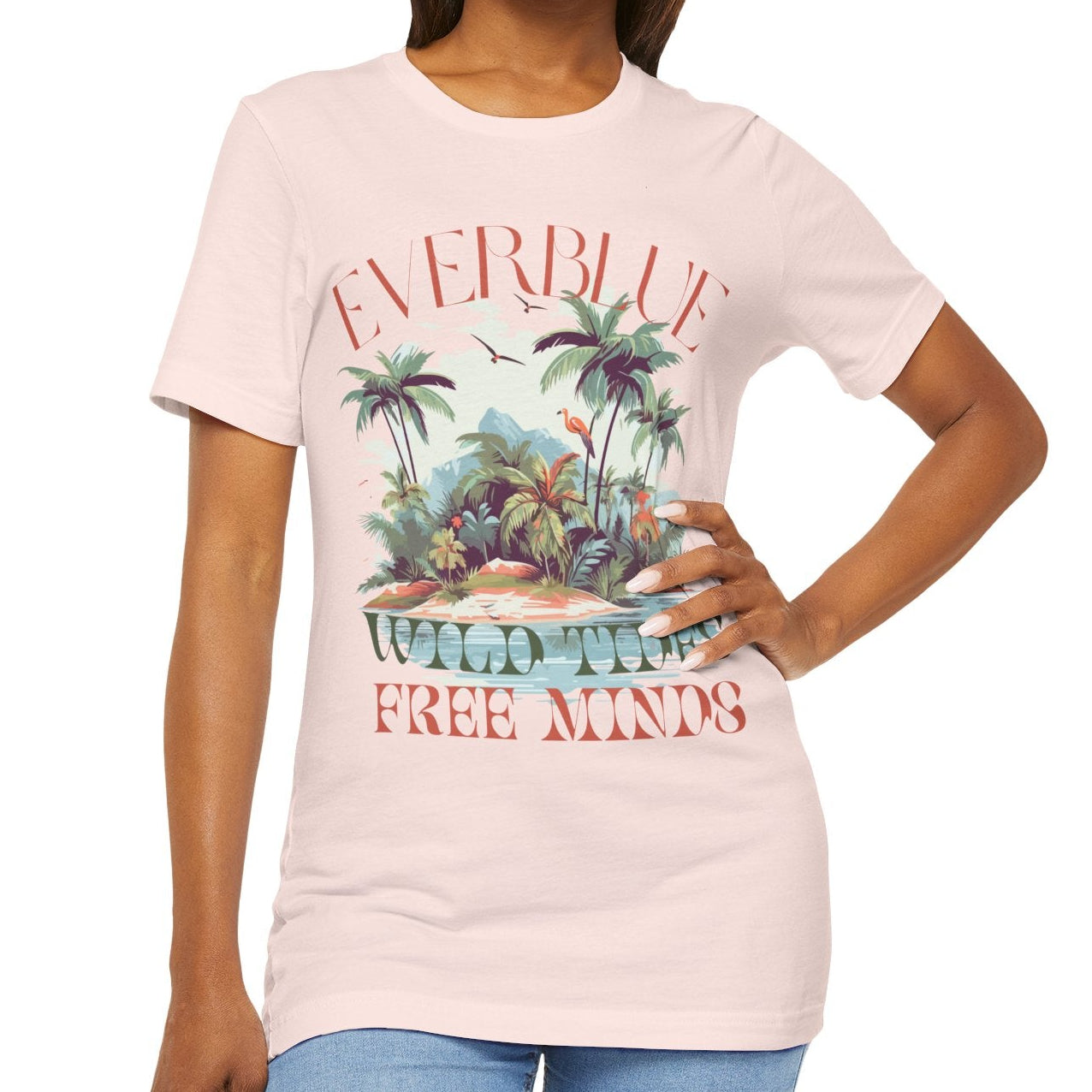 Wild Tides, Free Minds Coastal Tee