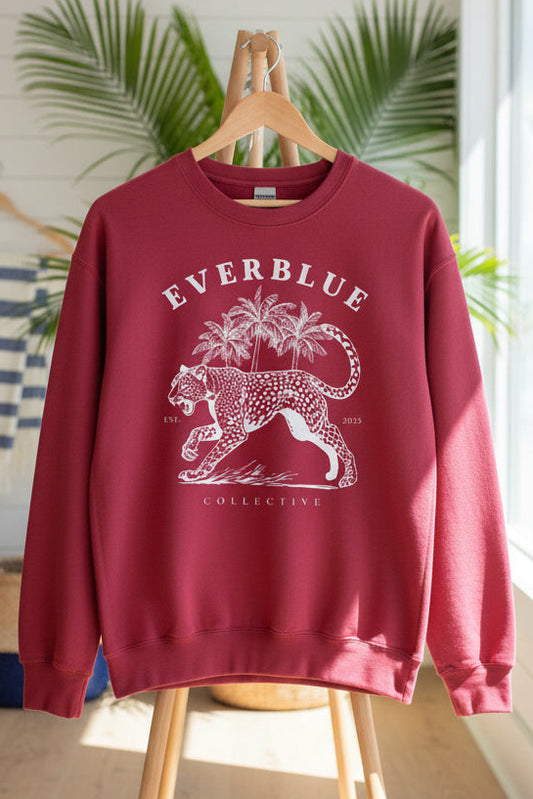 Collective Leopard Crewneck Sweatshirt