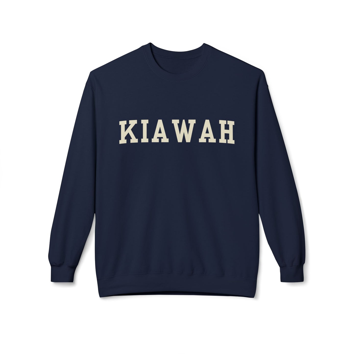 Coastal Collegiate Comfort: The Softstyle Kiawah Crewneck