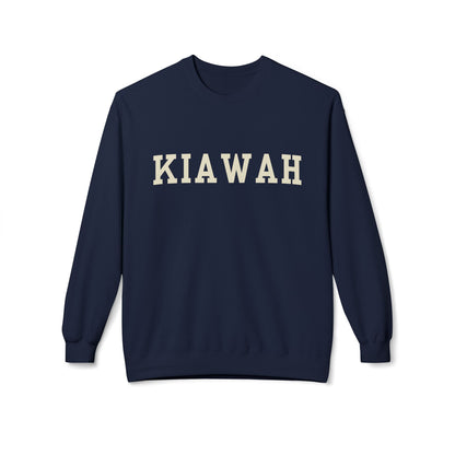 Coastal Collegiate Comfort: The Softstyle Kiawah Crewneck