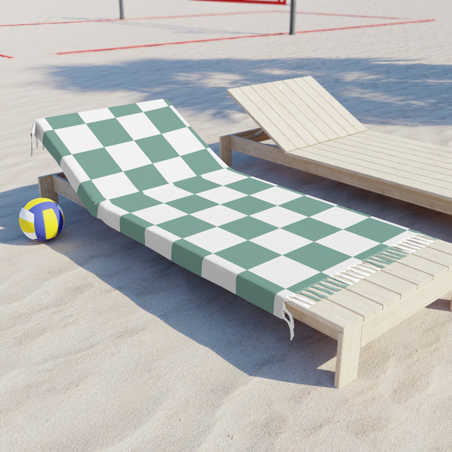 Boho Beach Boulder Cloth - Cool Checker