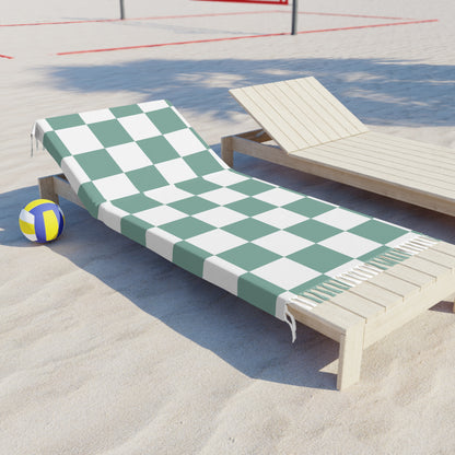 Boho Beach Boulder Cloth - Cool Checker