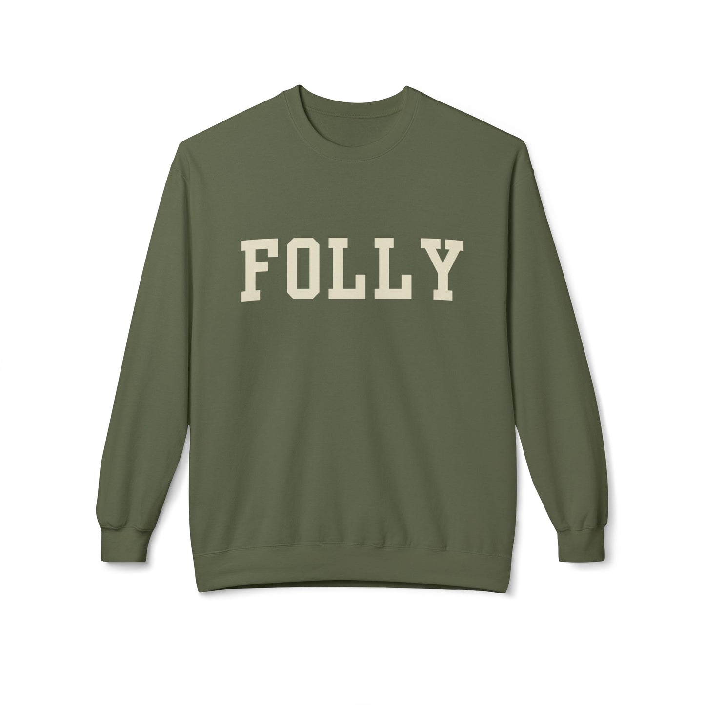 Coastal Collegiate Comfort: The Softstyle Folly Crewneck
