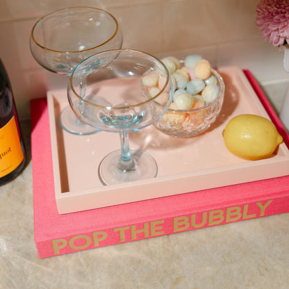 Blush Lacquered Classic Tray