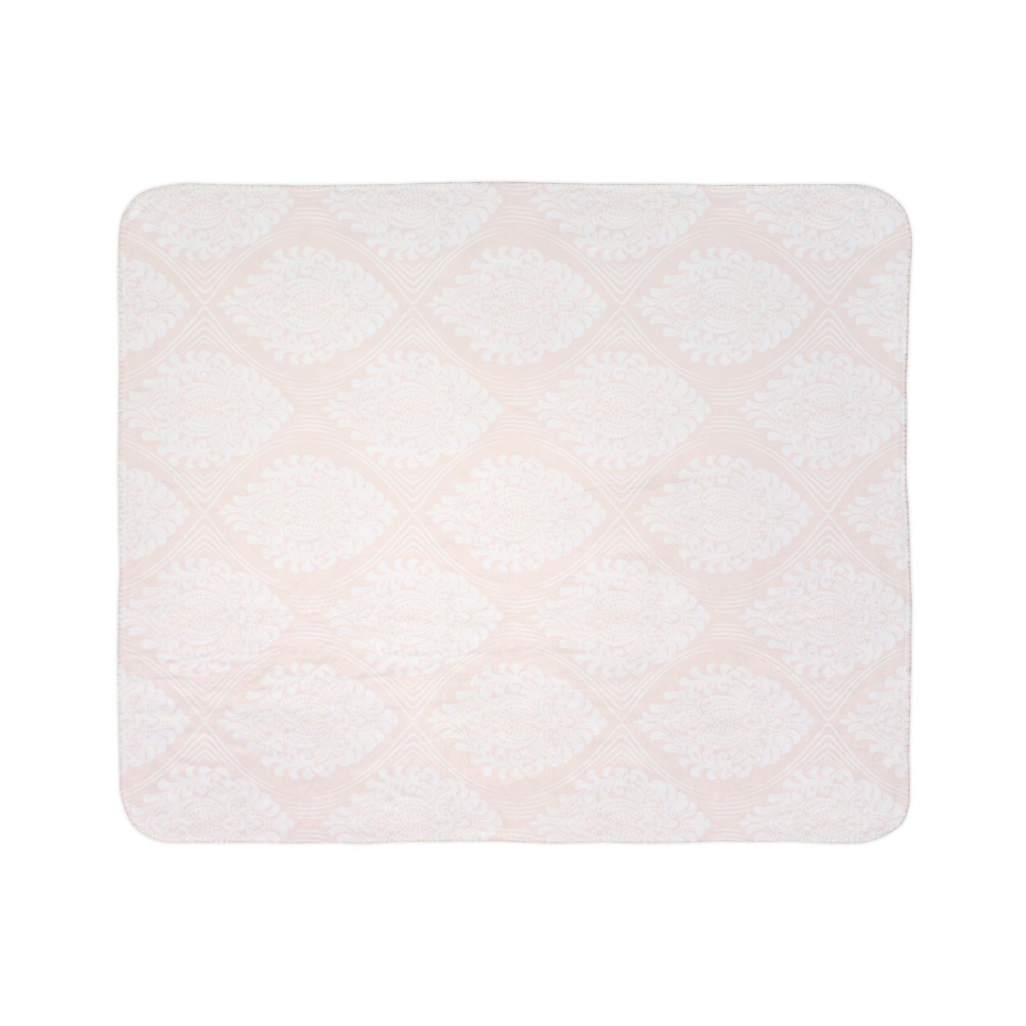 Rose Damask Blanket – Luxe Throw
