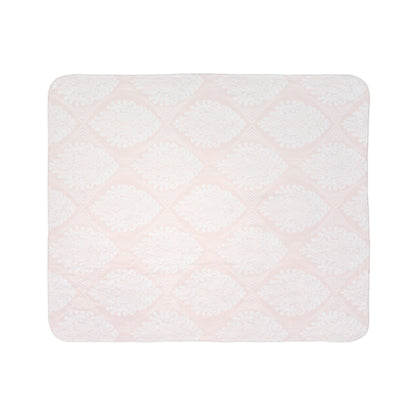 Rose Damask Blanket – Luxe Throw