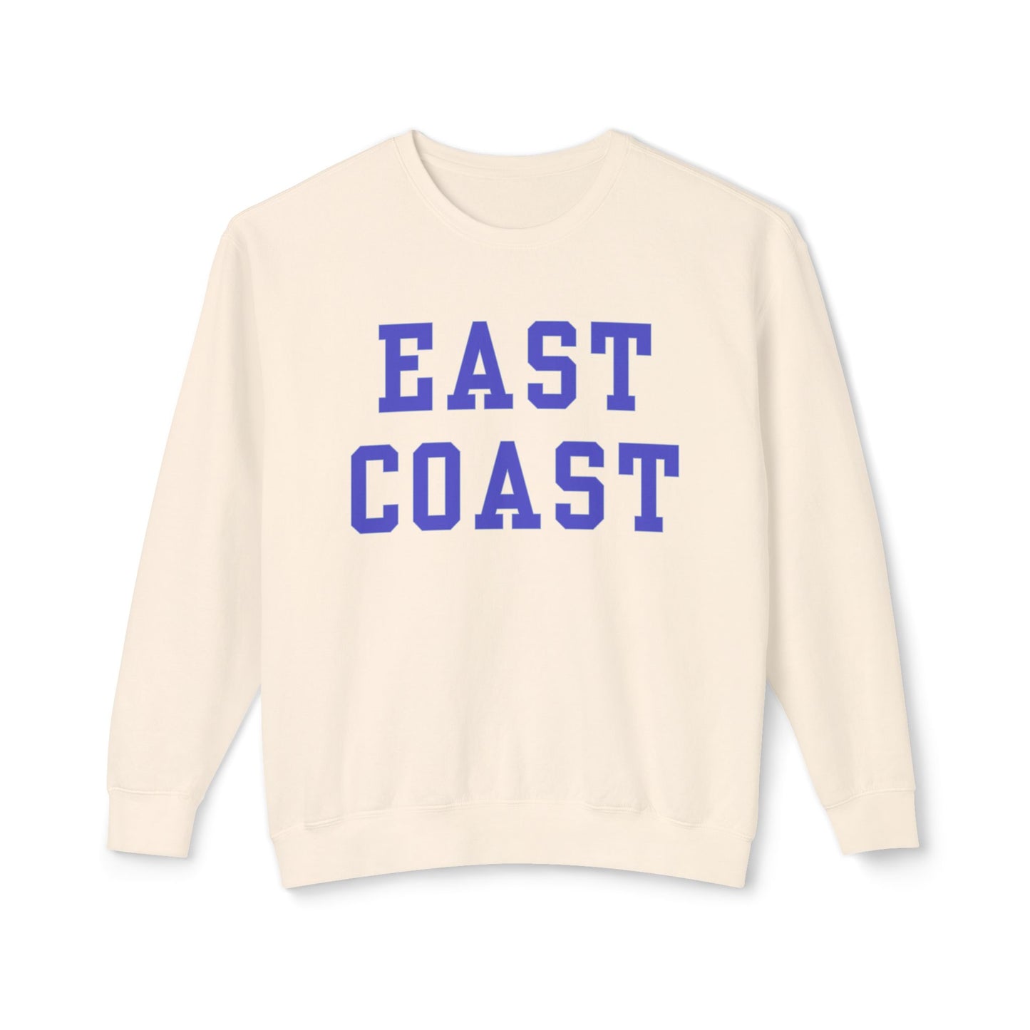 East Coast Crewneck – Coastal Collegiate Comfort