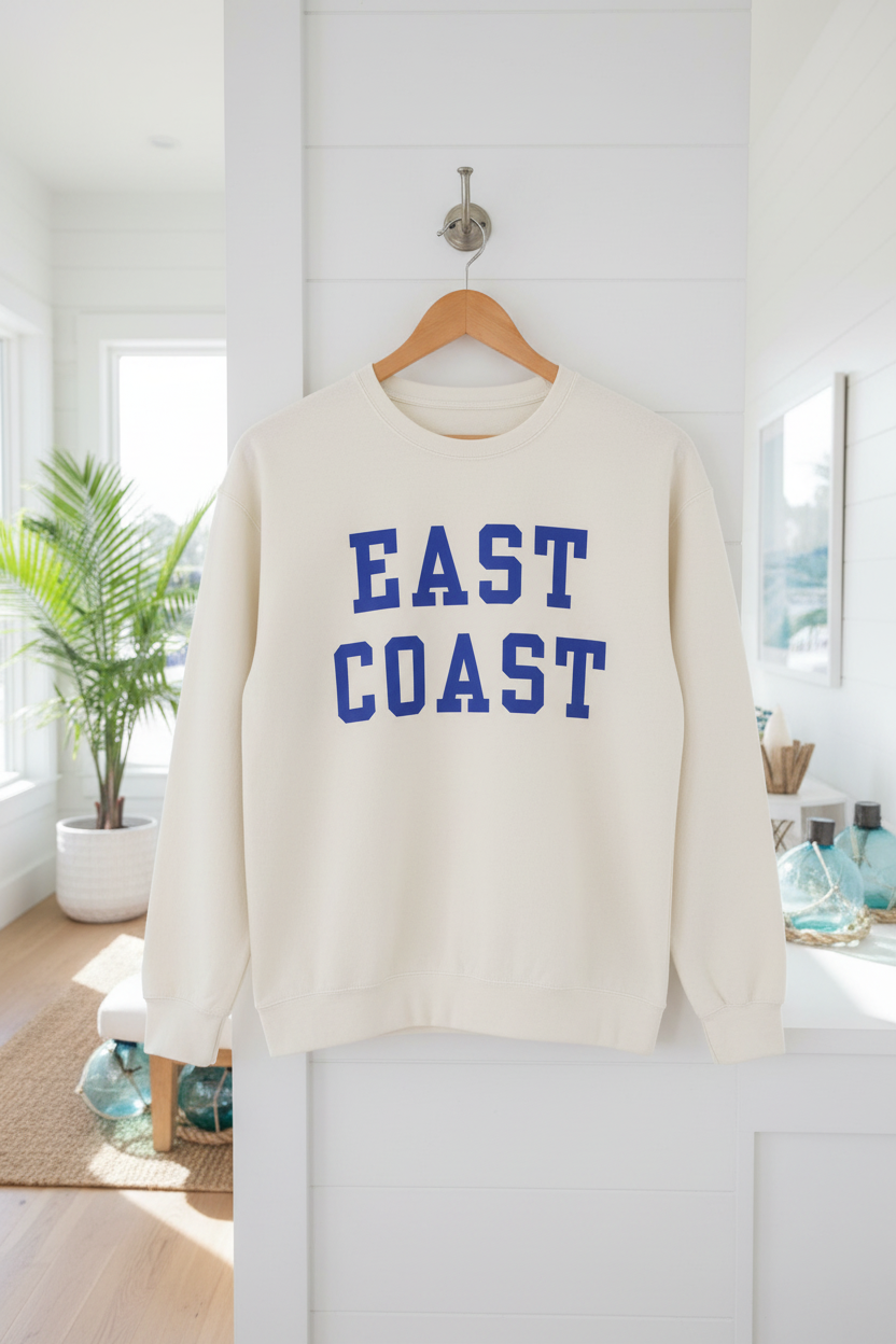 East Coast Crewneck – Coastal Comfort
