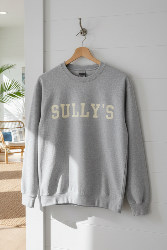 Coastal Collegiate Comfort: The Softstyle Sully's Crewneck