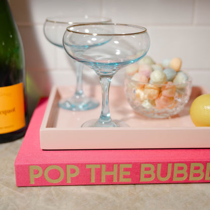 Blush Lacquered Classic Tray