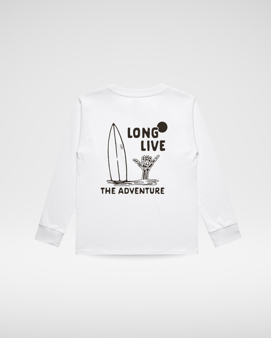LONG LIVE THE ADVENTURE LONG SLEEVE TEE