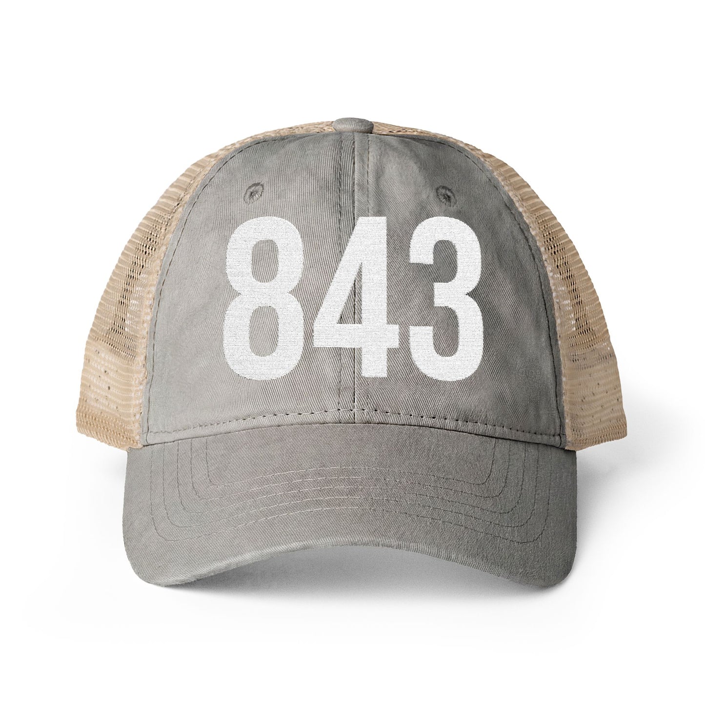 843 Women's Coastal Trucker Hat – Washed Mesh Back Cap