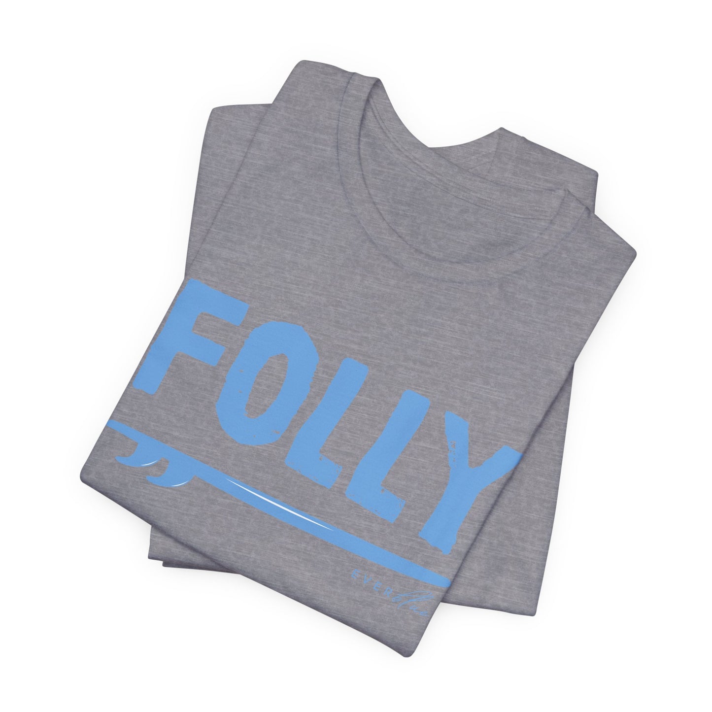 Folly Surf Graphic Tee — Coastal Blue Short Sleeve Shirt